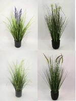 Deco kunstplant in pot Ø13xH75cm - thumbnail
