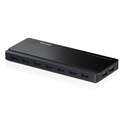 TP-LINK UH720 UH720 USB-hub 7 + 2 poorten USB-A USB 3.0 5 GBit/s Met snellaadpoort Zwart