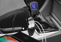 Technaxx FM DAB+ zender FMT1500BT - handsfree, Bluetooth V4.2, 2x USB, microfoon, oproepen, microSD, DAB+ radio via FM, AUX-IN, groot display, muziek - thumbnail