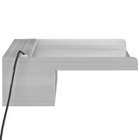 VidaXL Watervaloverlaat met rgb led&apos;s 45 cm roestvrij staal - thumbnail