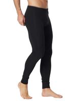 Heren Onderbroek lang 95/5 - Biologisch katoenen lange heren pantalon met sluiting - Zwart en Blauw - thumbnail