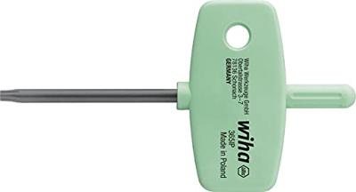 Wiha Stiftsleutelset met sleutelgreep | TORX PLUS® | 8-delig | chemisch gezwart | incl. werkbankhouder - 26261 - 26261