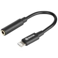 Boya BY-K3 3.5mm Female TRRS to Male lightning adapter cable - thumbnail