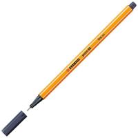 Fineliner stabilo point 88/98 f payne's grijs | 10 stuks - thumbnail