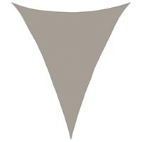 Zonnezeil 160 g/m driehoekig 5x7x7 m HDPE lichtgrijs - thumbnail