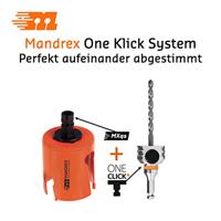 Gatzagen Ø60mm Ø68mm Ø80mm Mandrex Starter set Gatzaaghouder met TCT zesk.8,5 - thumbnail