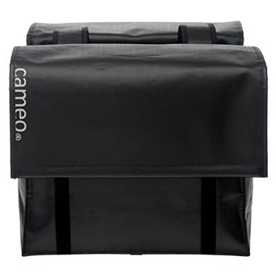 New looxs dubbele fietstas - bisonyl zwart - unisex - fiets - 46l