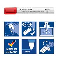 Staedtler Lumocolor 351 C10 Whiteboardmarker Willekeurige kleur (geen keuze mogelijk) 10 stuk(s) - thumbnail