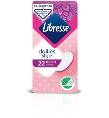 Libresse Dailies Style Micro Inlegkruisjes Libresse Dailies Style Micro Inlegkruisjes