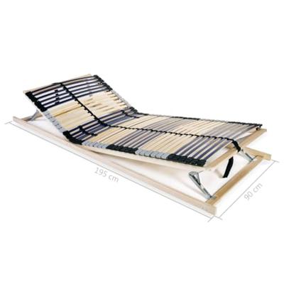 Lattenbodem met 42 latten 7 zones 90x200 cm