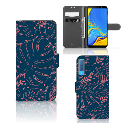 Samsung Galaxy A7 (2018) Hoesje Palm Leaves Samsung Galaxy A7 (2018) Hoesje Palm Leaves