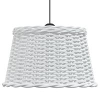 VidaXL Plafondlampenkap ø45x28 cm wicker wit - thumbnail
