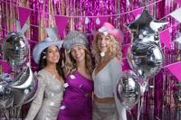 Hoed girls party cowboy hoed wit - thumbnail