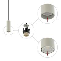 Lyora Smalle pendelFourty S lichtgrijs - 10900 - thumbnail