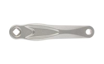 Miranda alu linkse crank alfa 1 170mm lengte zilver 574001