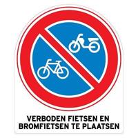 Pictogram Verboden fietsen te plaatsen - thumbnail