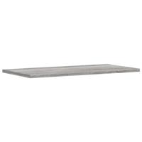 Wandschappen 4 st 60x20x1,5 cm bewerkt hout grijs sonoma eiken - thumbnail