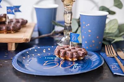 Prikkers 18 Jaar Elegant True Blue (36st) - thumbnail