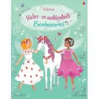 WPG Uitgevers Sticker- en aankleedboek eenhoorns - thumbnail