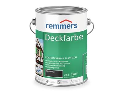 Remmers Tuinhuis Beits Color - Inhoud: 2,5ltr, Kleur: Zwart