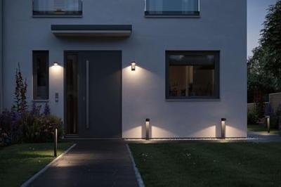 Paulmann Capea 94453 LED-buitenlamp met bewegingsmelder (wand) LED 6 W Grijs Paulmann Capea 94453 LED-buitenlamp met bewegingsmelder (wand) LED 6 W Grijs