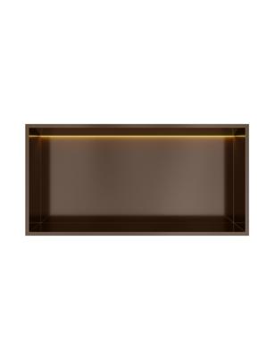 Hotbath &MORE Inbouwnis 30x60x10cm met LED IP44 Tuscan Bronze