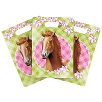 Haza Witbaard Uitdeelzakjes paarden, 6st. - thumbnail
