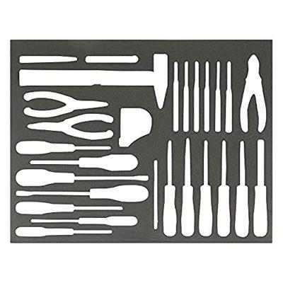 Bahco Foaminlay Fit&Go 3/3 met tangen | vijlen | schroevendraaiers en slaggereedschap - 27-delig - FF1A5011 Bahco Foaminlay Fit&Go 3/3 met tangen | vijlen | schroevendraaiers en slaggereedschap - 27-delig - FF1A5011