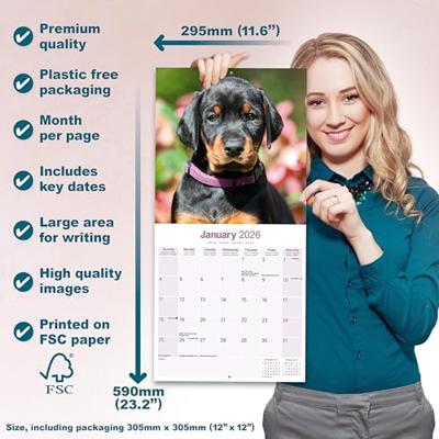 Dobermann Kalender 2026 Dobermann Kalender 2026