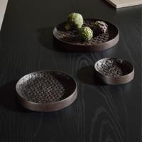 Ethnicraft Schaal 'Tampa' Mahoniehout, Set van 3 stuks - thumbnail