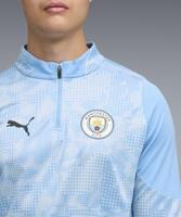 PUMA Manchester City Trainingstrui 1/4-Zip 2025-2026 Lichtblauw Wit - thumbnail