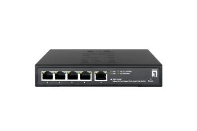 LevelOne GES-2105P netwerk-switch Managed L2 Gigabit Ethernet (10/100/1000) Power over Ethernet (PoE LevelOne GES-2105P netwerk-switch Managed L2 Gigabit Ethernet (10/100/1000) Power over Ethernet (PoE