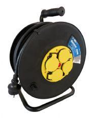 Elektra kabelhaspel 40M 230V 3x1,5mm² H07 neopreen snoer met thermische beveiliging