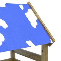 Speeltoren Bruin Massief geïmpregneerd hout - thumbnail