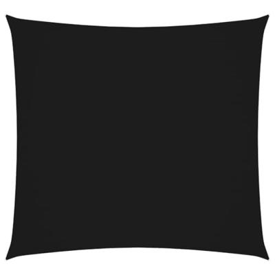 VidaXL Zonnescherm vierkant 6x6 m oxford stof zwart VidaXL Zonnescherm vierkant 6x6 m oxford stof zwart