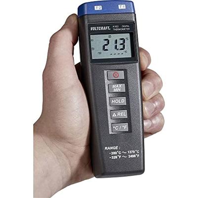 VOLTCRAFT K102 Temperatuurmeter -200 - +1370 °C Sensortype K