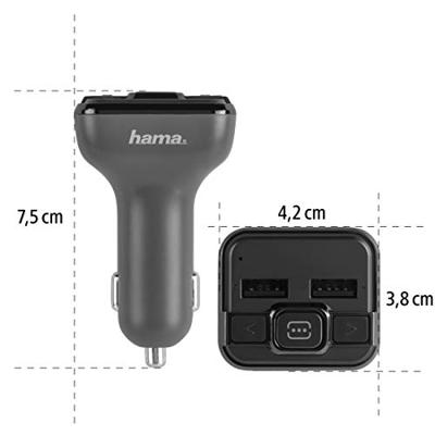 Hama fm-transmitter met bluetooth®-functie