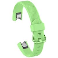 FitBit Alta HR siliconen bandje met gesp - Maat: Large - Licht Groen - thumbnail