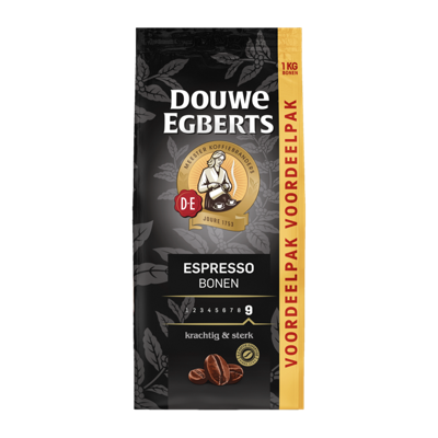 Douwe Egberts Espresso Voordeelpak - Koffiebonen 1 KG