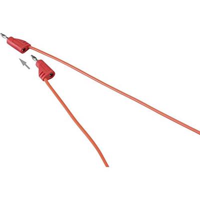 VOLTCRAFT MSB-200 Meetsnoer Banaanstekker 2 mm Banaanstekker 2 mm 0.90 m Rood 1 stuk(s)