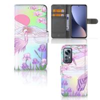 Xiaomi 12 | 12X | Telefoonhoesje | Met pasjeshouder | Bird - thumbnail