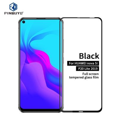 PINWUYO 9u 2.5 D volledige lijm gehard glas film voor HUAWEI nova5i/P20Lite 2019 PINWUYO 9u 2.5 D volledige lijm gehard glas film voor HUAWEI nova5i/P20Lite 2019