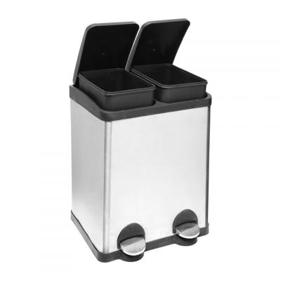 Pedaalemmer 2 vakken - 60 liter Pedaalemmer 2 vakken - 60 liter