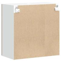 Keukenbovenkast met glazen deur Kalmar bewerkt hout sonoma eikenkleur - thumbnail