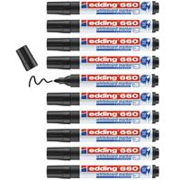 Whiteboard-marker Edding 661 Whiteboard Zwart (10 Stuks) - thumbnail