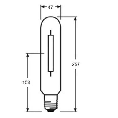 Osram Vialox natriumlamp 250 W E40 33200 lm 2000 K