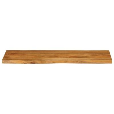 Tafelblad met natuurlijke rand 120x40x2,5 cm massief mangohout