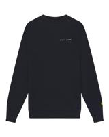 Script Crew Neck Sweatshirt Dark Navy - thumbnail