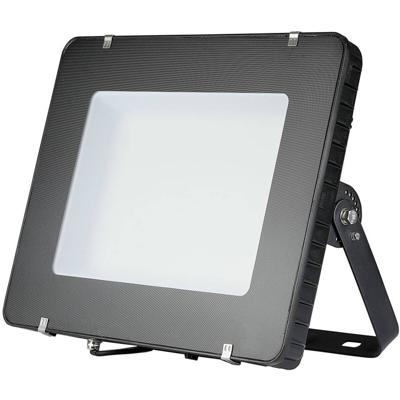 LED Bouwlamp 400 Watt - LED Schijnwerper - Viron Linan - Helder/Koud Wit 6400K - Waterdicht IP65 - Mat Zwart - Aluminium - SAMSUNG LEDs