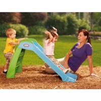 Little Tikes junior glijbaan 122x49x70 cm blauw/groen - thumbnail